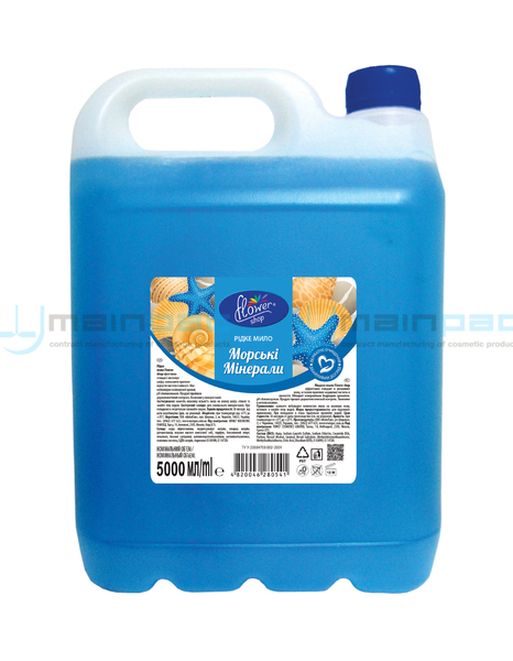 РІДКЕ МИЛО "FLOWER SHOP" МОРСЬКІ МІНЕРАЛИ. (КАНІСТРА)